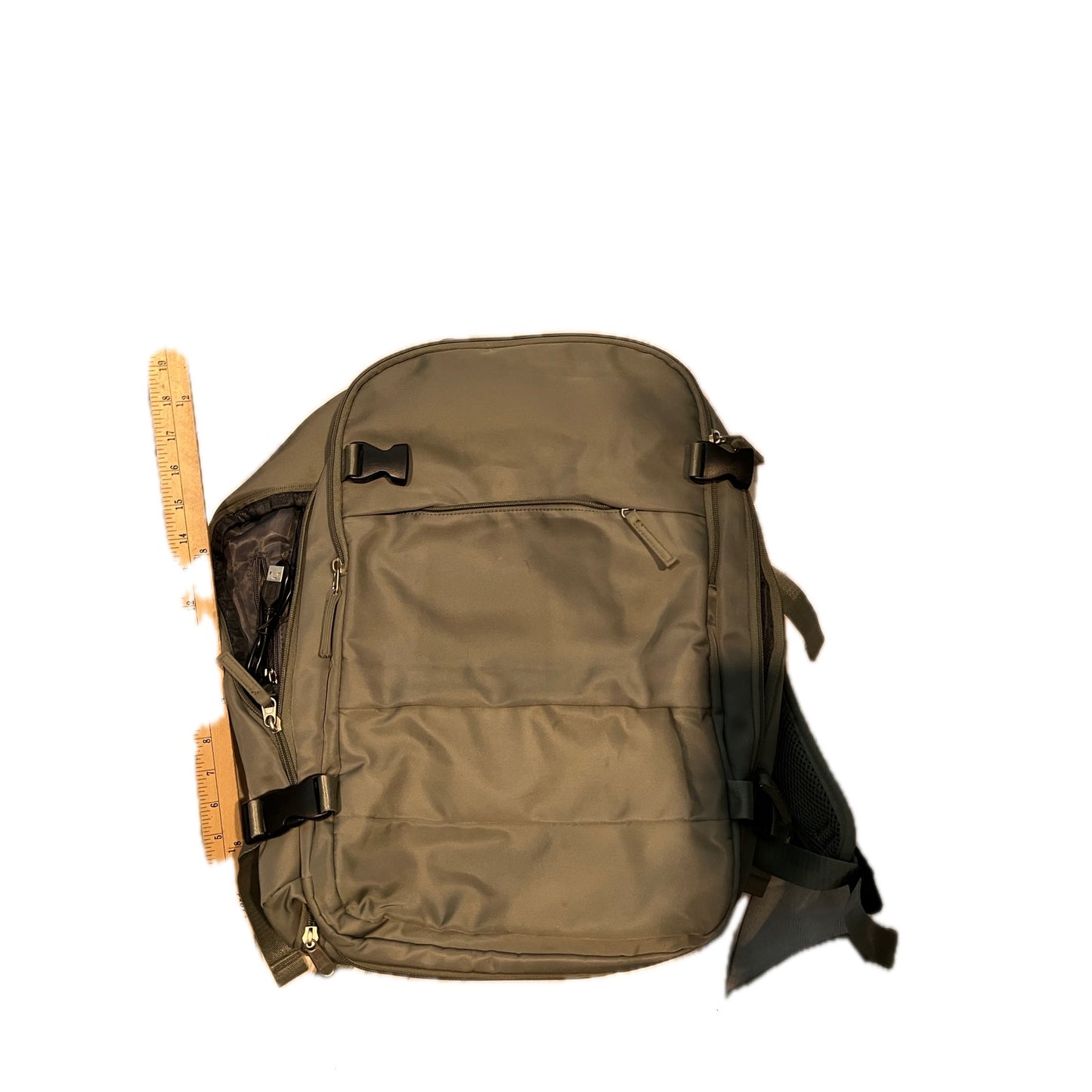 Sac à dos de voyage à compression Fosa Clamshell vert