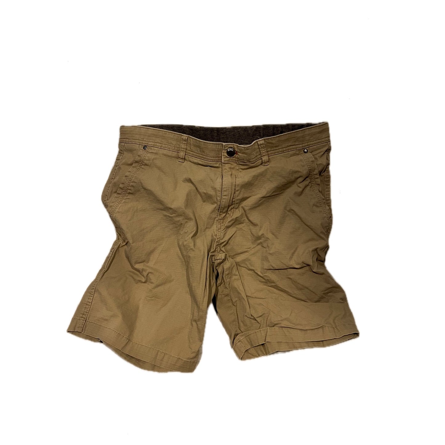 No Label Chino Flat Front Shorts W: 36 I: 8"