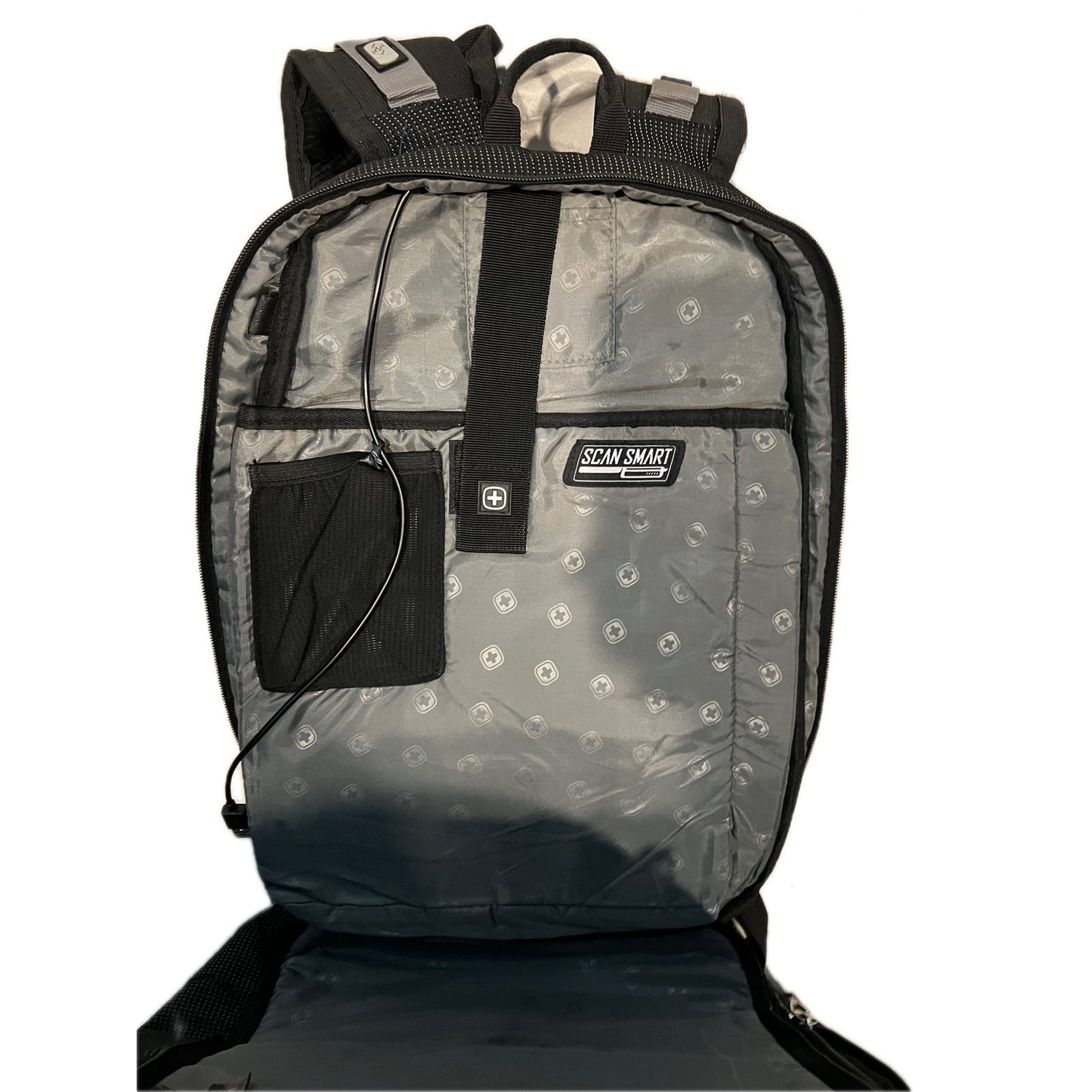 Swiss Gear 5358 ScanSmart Laptop Backpack Black Red