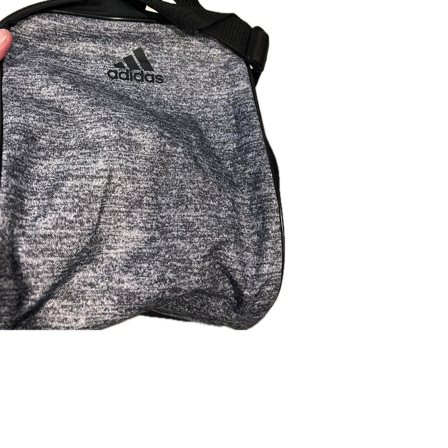 Adidas Defender Medium 20"x12"x10" Blue Black Duffel Bag