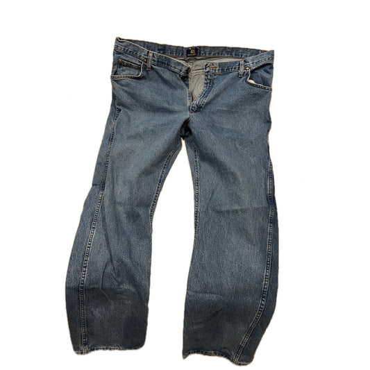 Wrangler 47MWZSW Regular Fit Blue Jeans Mens 40x34