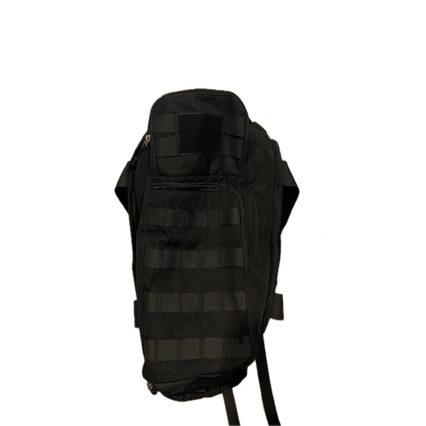 XL Tactical Canvas Black Backpack Duffel 22"x12"x10"