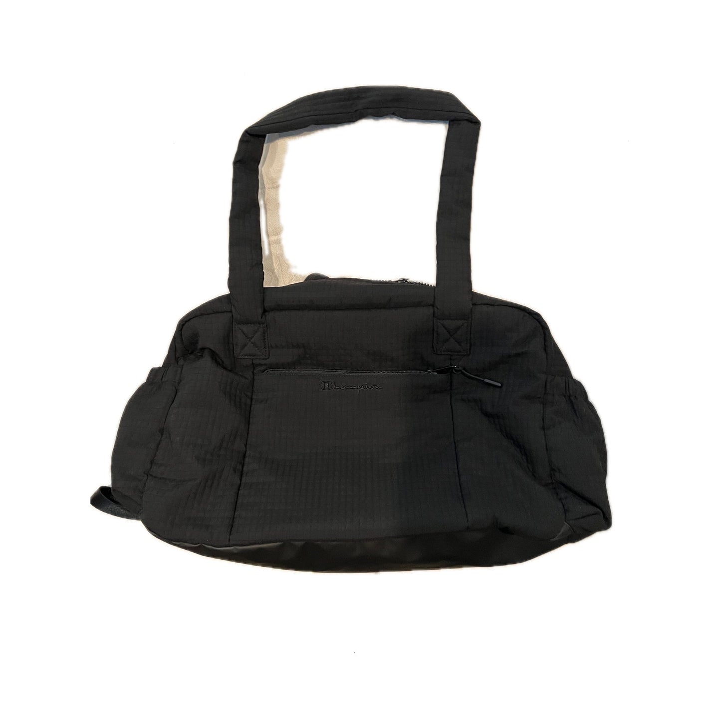 Sac de sport noir Champion 18"x8"x8" matelassé à coque souple