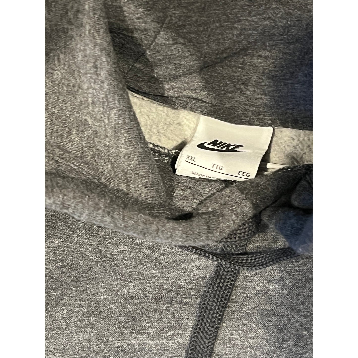 Nike Gray Pullover Hoodie Mens XXL