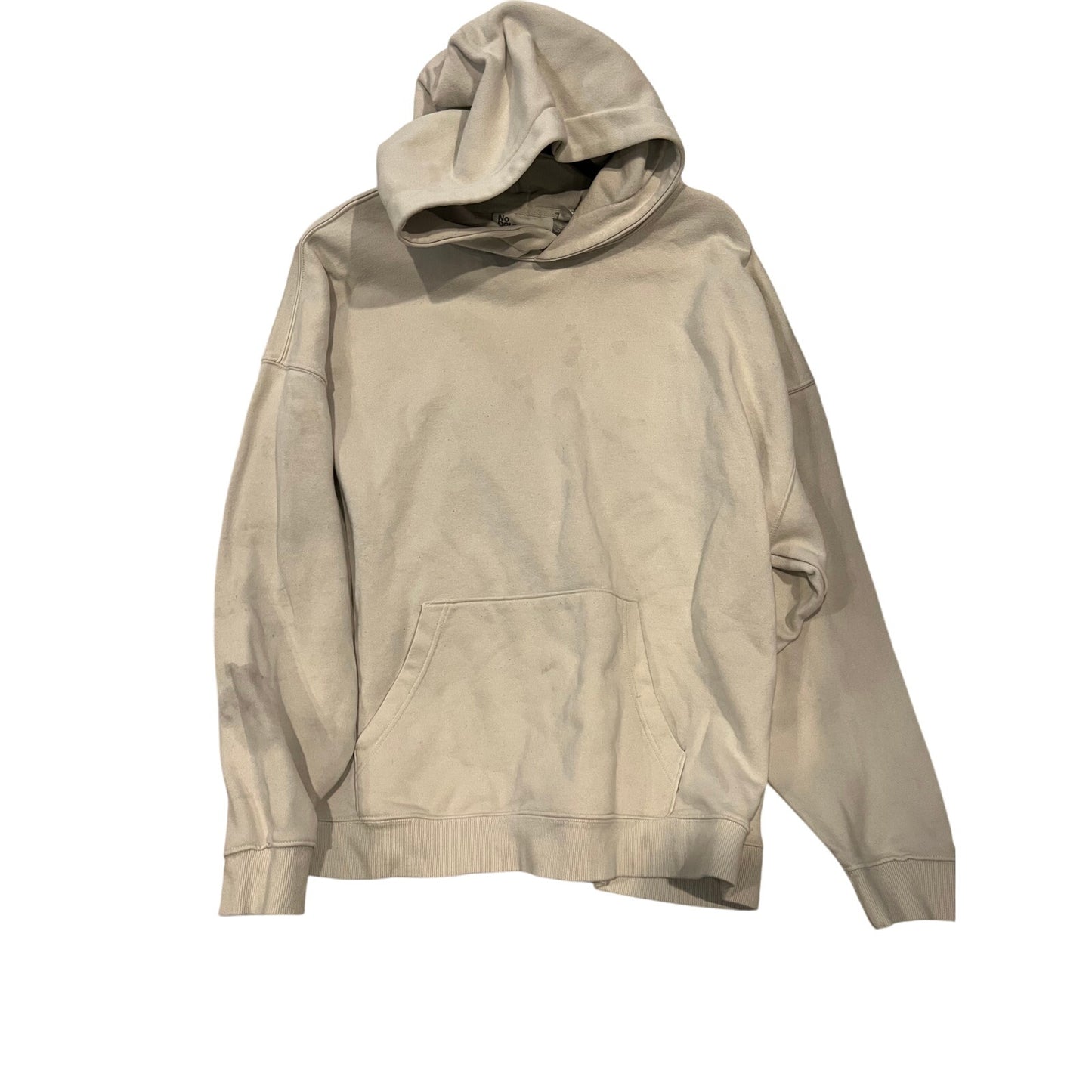 No Boundaries Oversized Fit Creme Hoodie Mens XL
