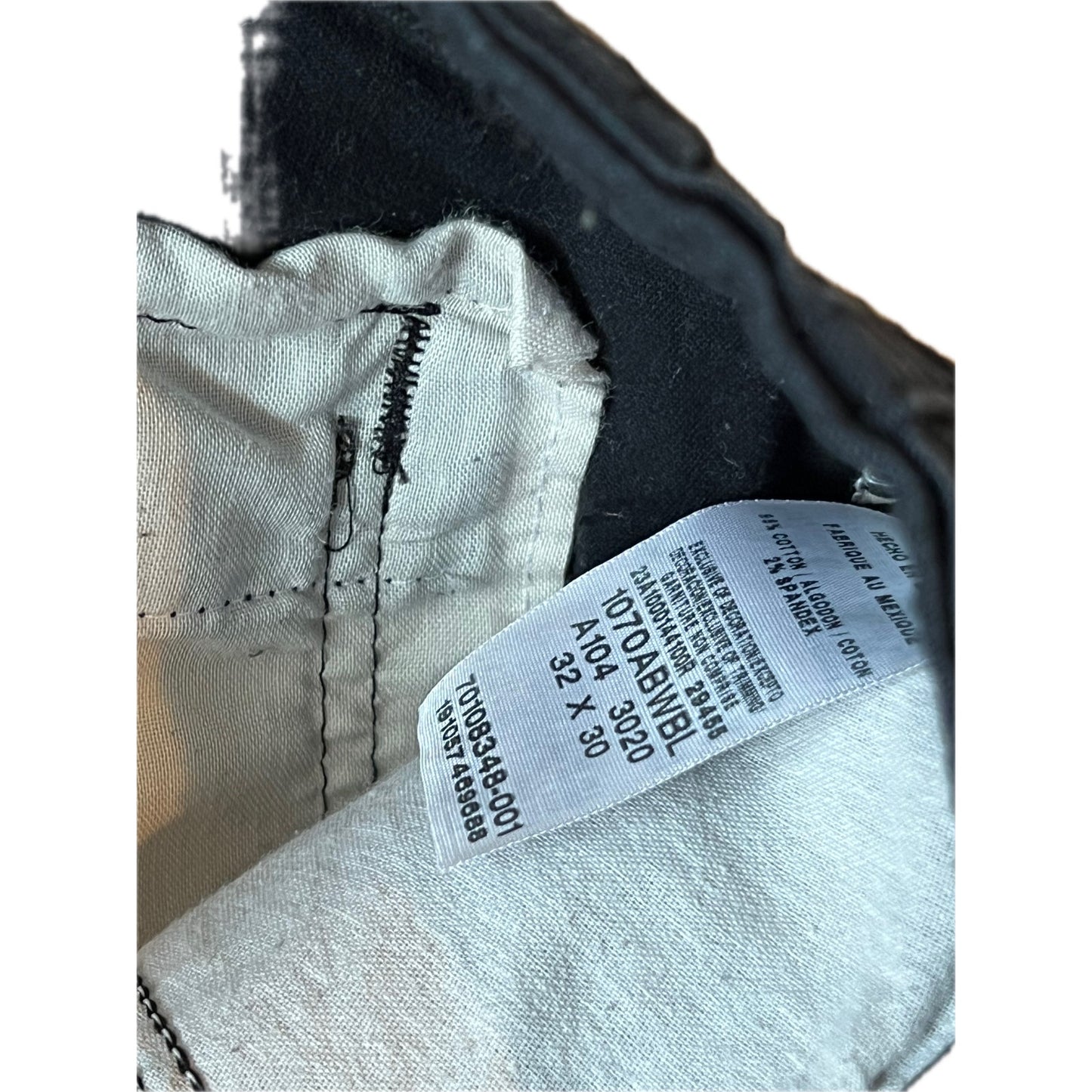 Wrangler Black Cargo Pants, Men's 32x30