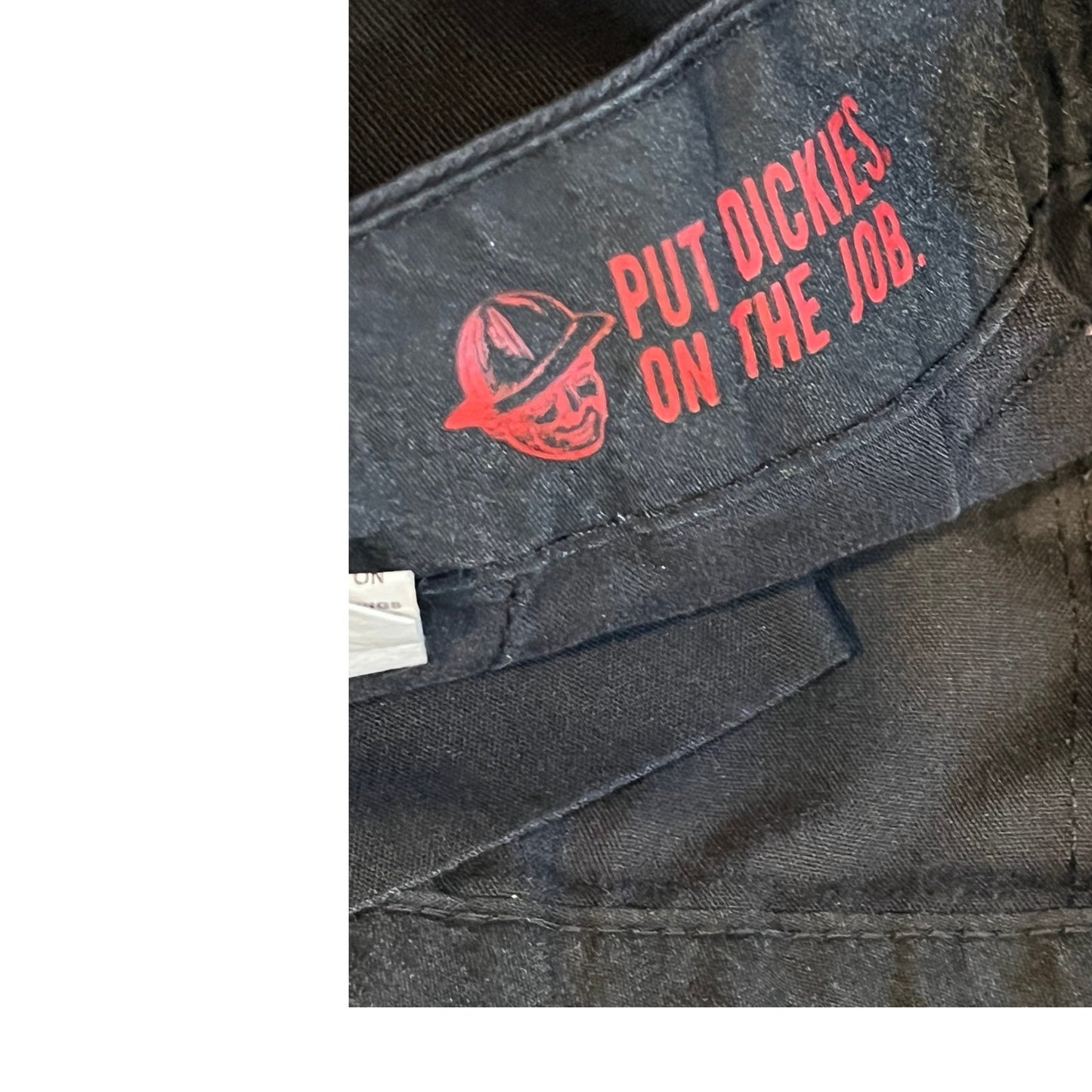 Dickies Pantalones chinos negros de skateboard para hombre 34x32