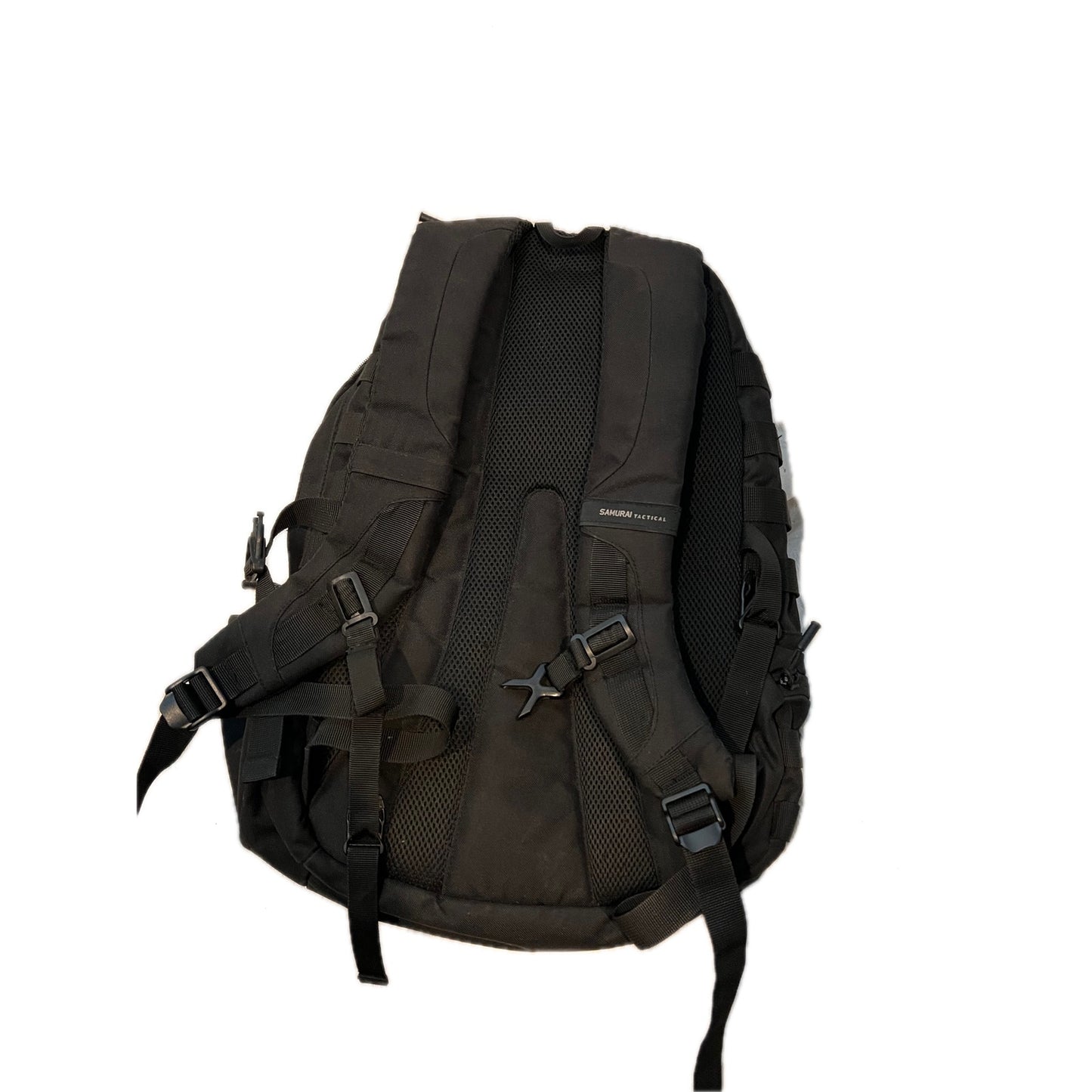 Sac à Dos Tactique Générique avec Patch Drapeau USA Noir 26L