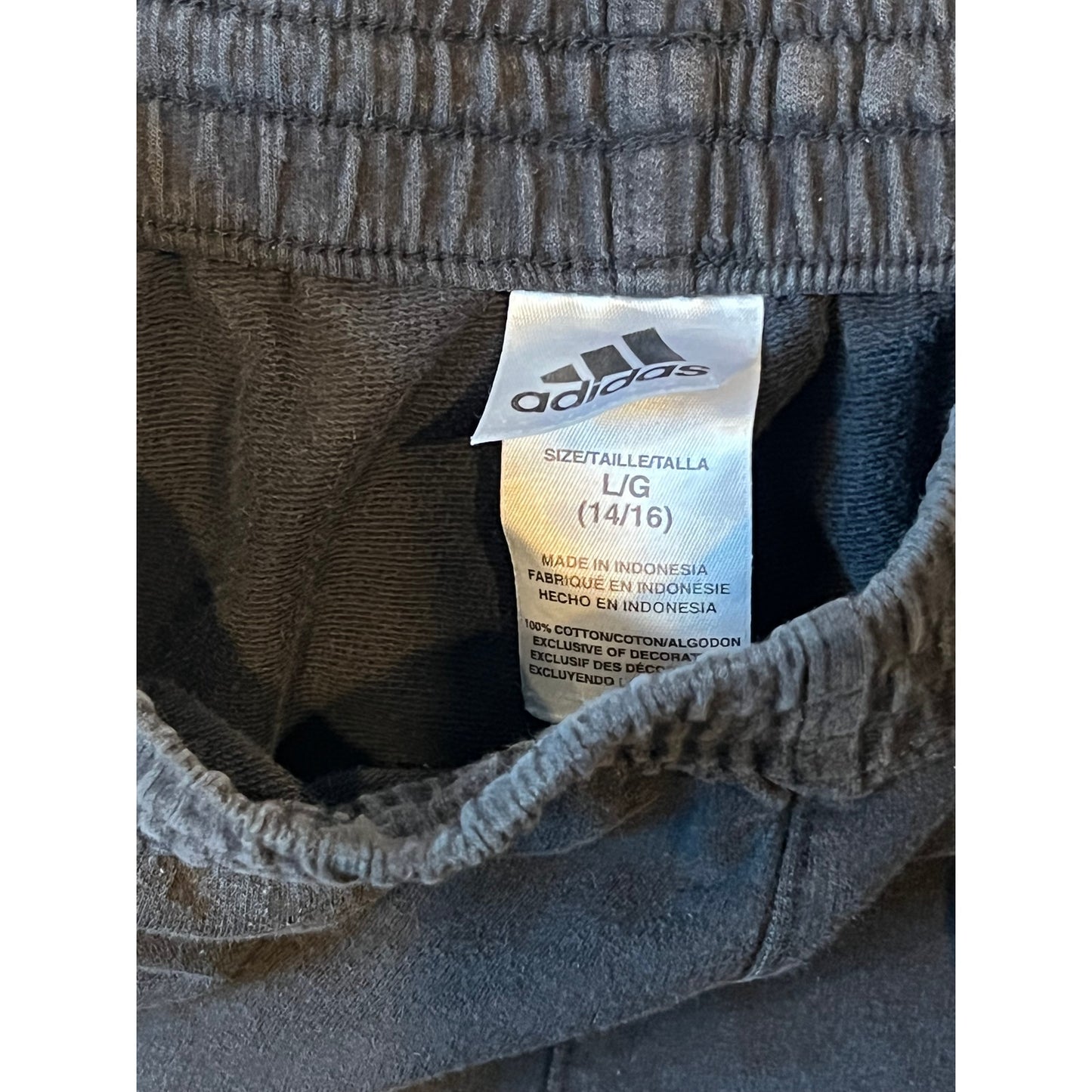 Adidas Cuffed Ankle Sweatpants Joggers Woman L (14-16)