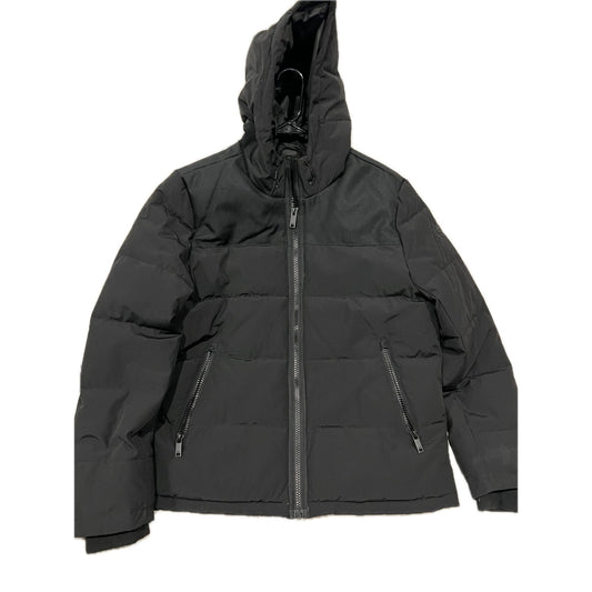 DKNY Black Puffy Parka Jacket Mens M