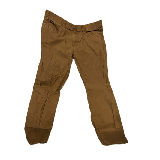 Denali Brown Straight Jeans Mens 36x32
