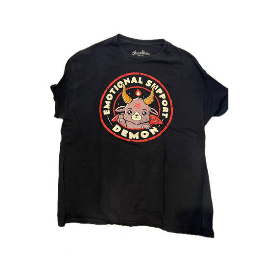 Threadless National Support Demon Black T-Shirt Mens XL