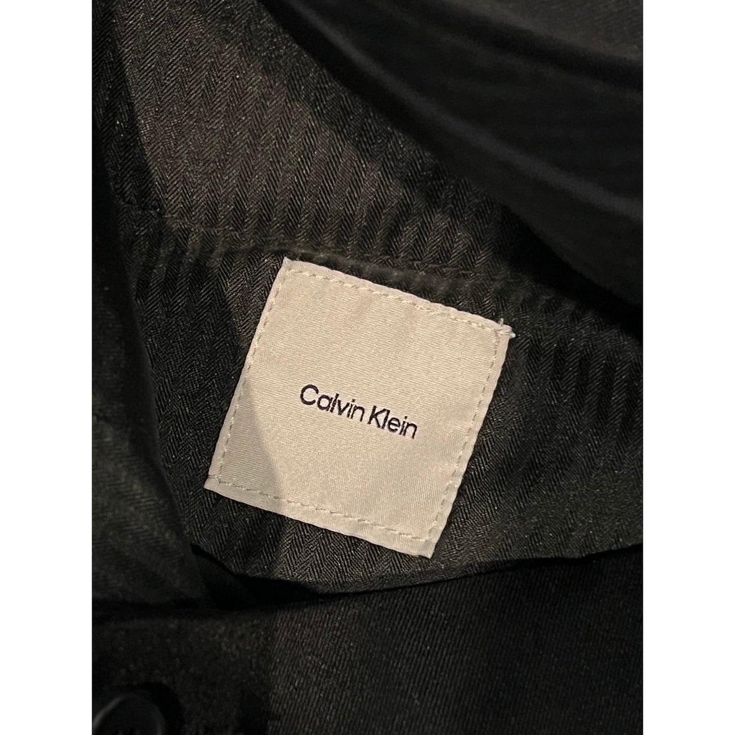 Calvin Klein Black Straight Dress Pants Mens 34x32