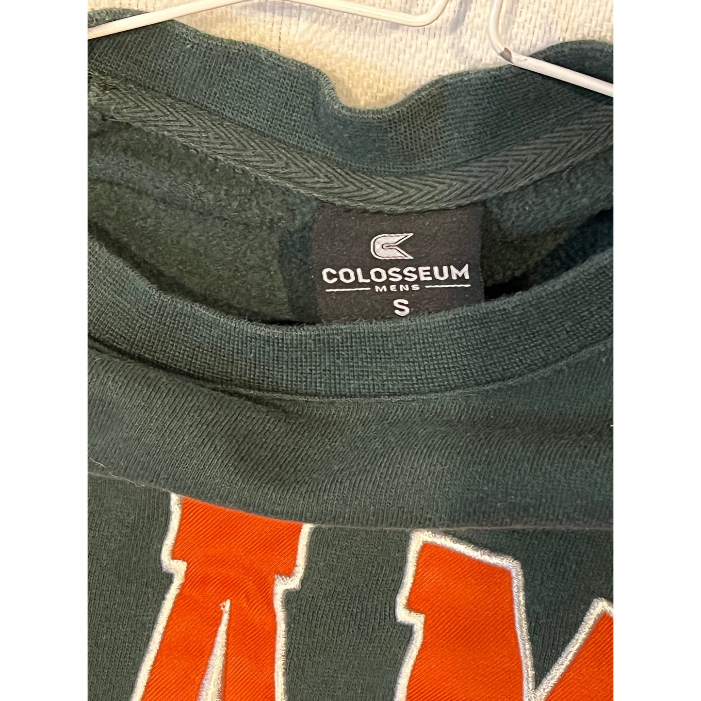 Colosseum Miami U Crewneck Sweatshirt Mens S