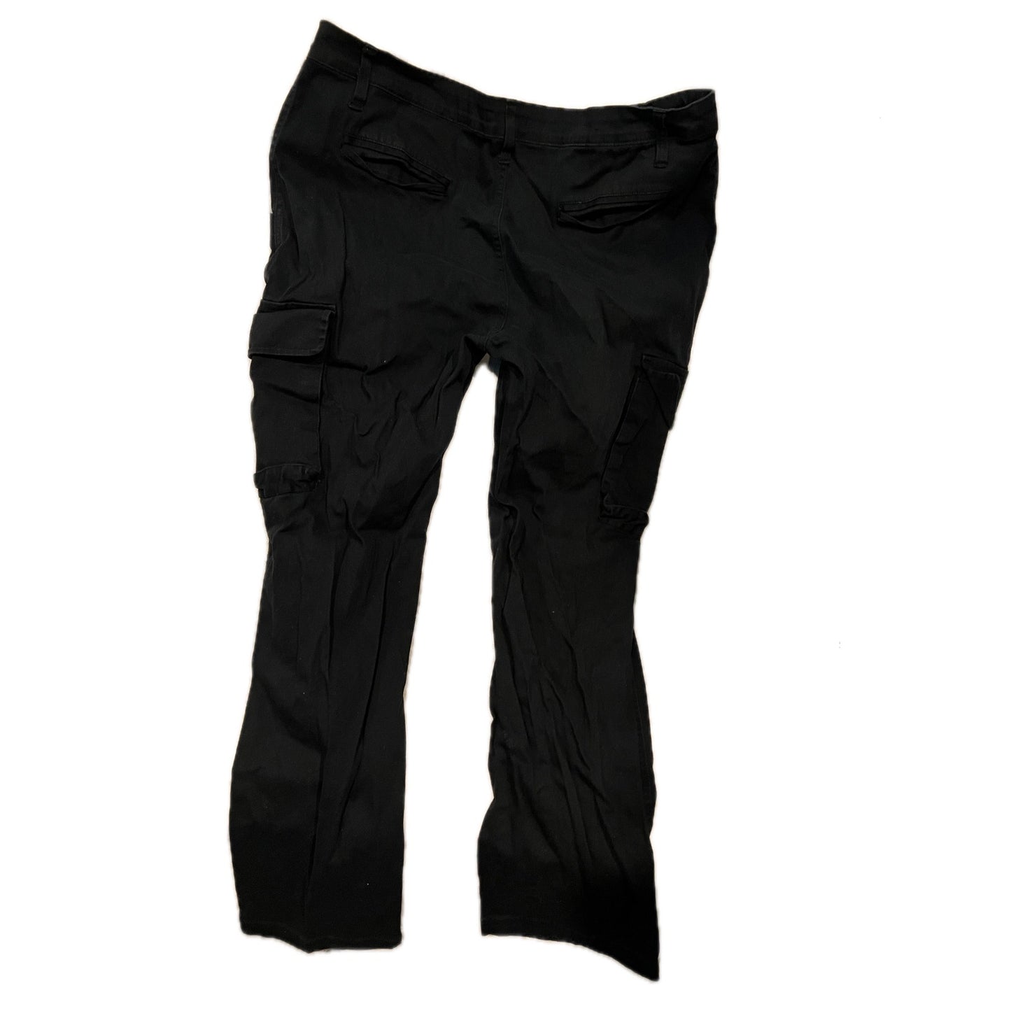 Blue Rock Black Cargo Chino Pants Mens 38x28