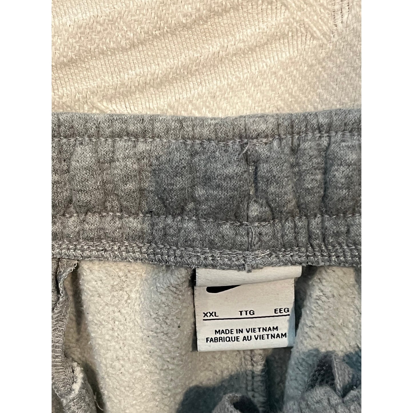 Nike Gray Sweatpants Cuffed Ankle Mens XXL