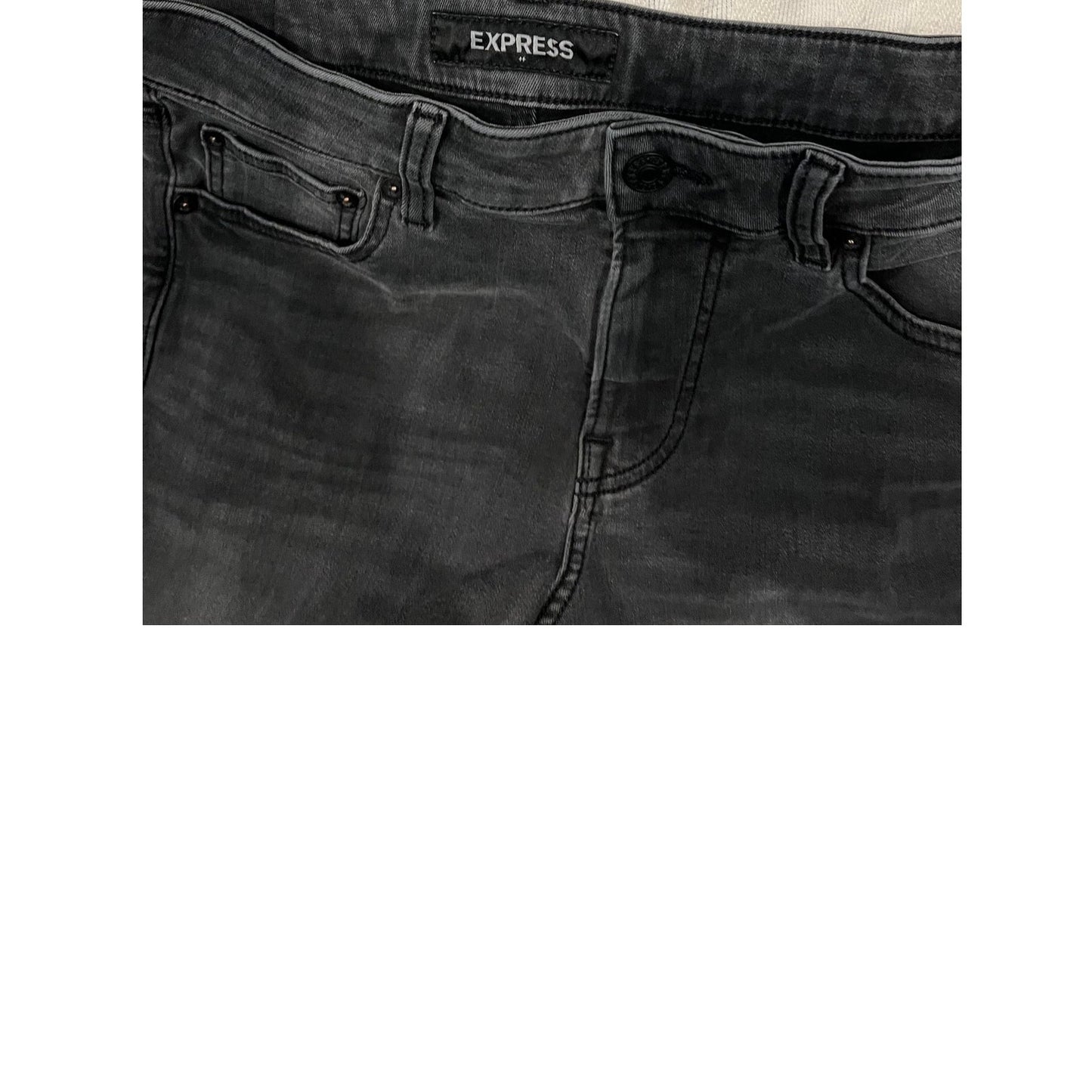 Express Slim Straight Black Jeans Mens 29x32