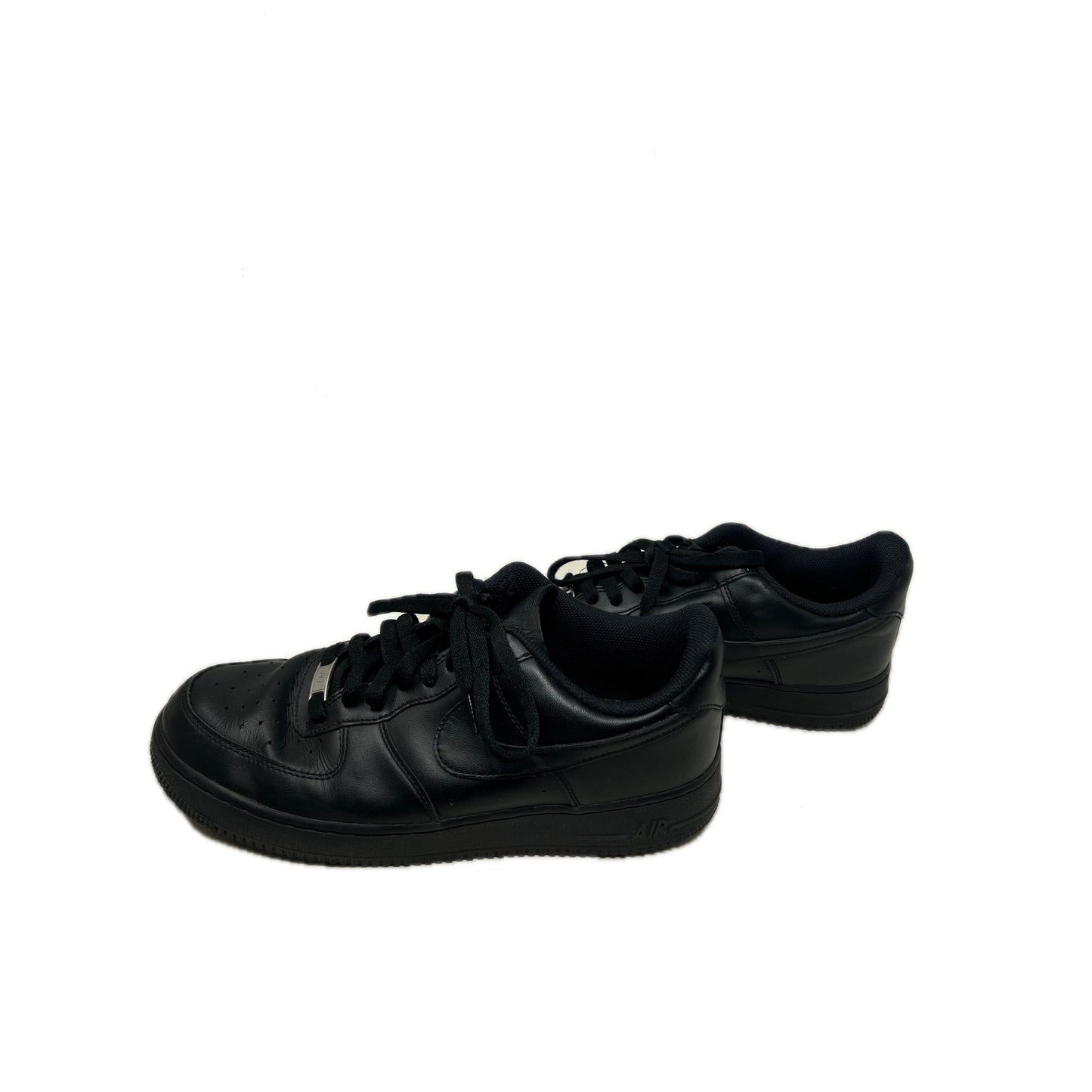 Nike Air Force 1 Low Top Black Sneakers Mens 10.5