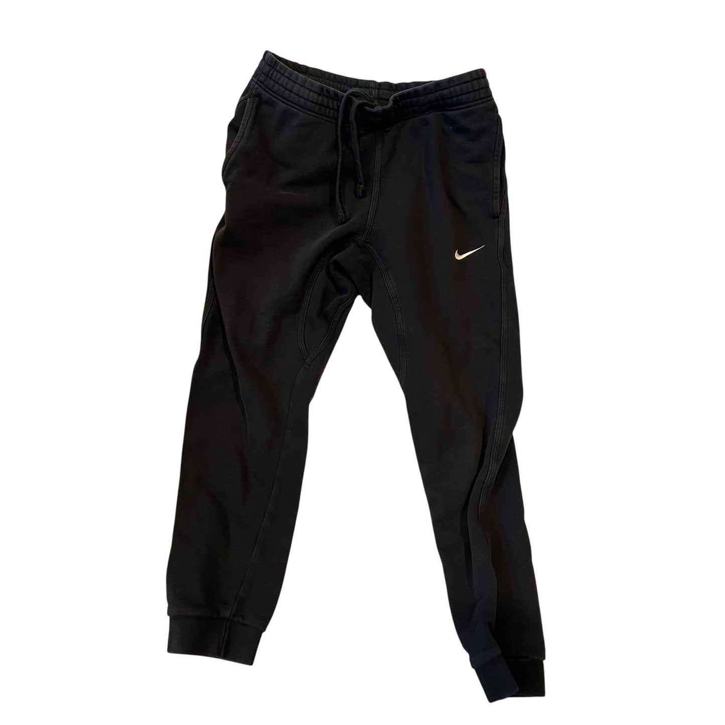 Nike Black Cuffed Ankle Sweat Pants Mens Size L