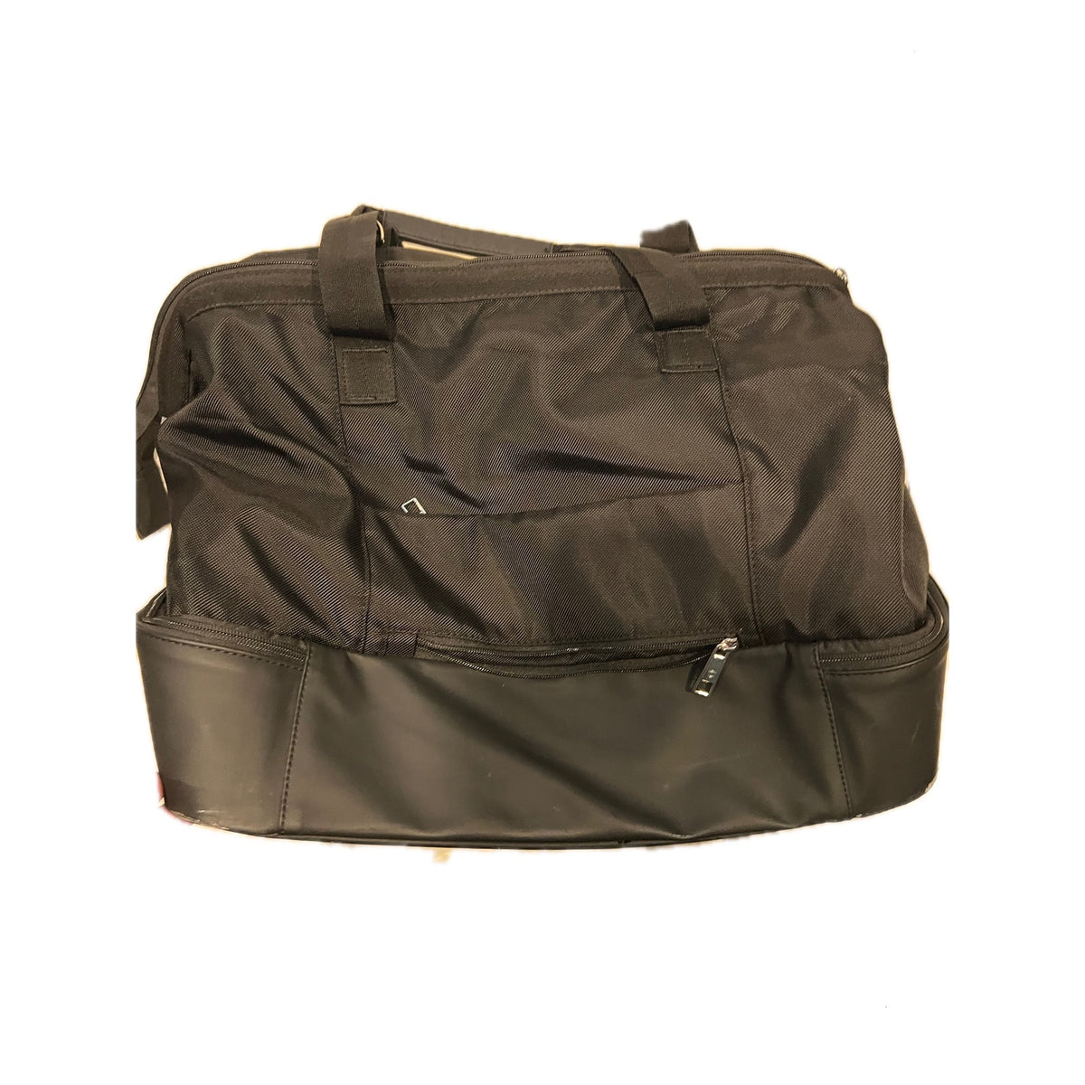 Travelers Choice Tote Bag w Hard Shell Bottom Compartment