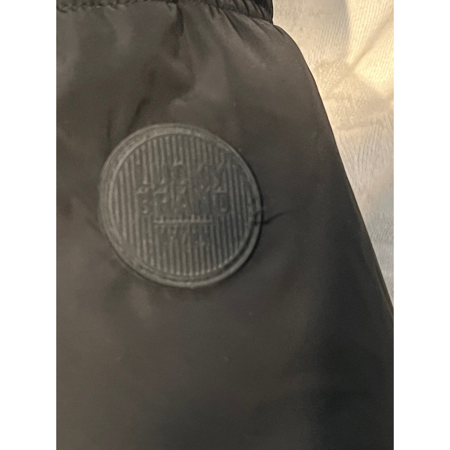 Chaqueta Acolchada Negra Lucky Brand Los Ángeles Talla XL de Hombre