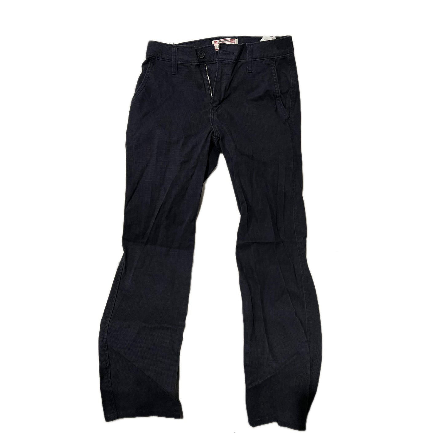 Pantalones chinos rectos de Levi's negros con parte delantera plana 29x30