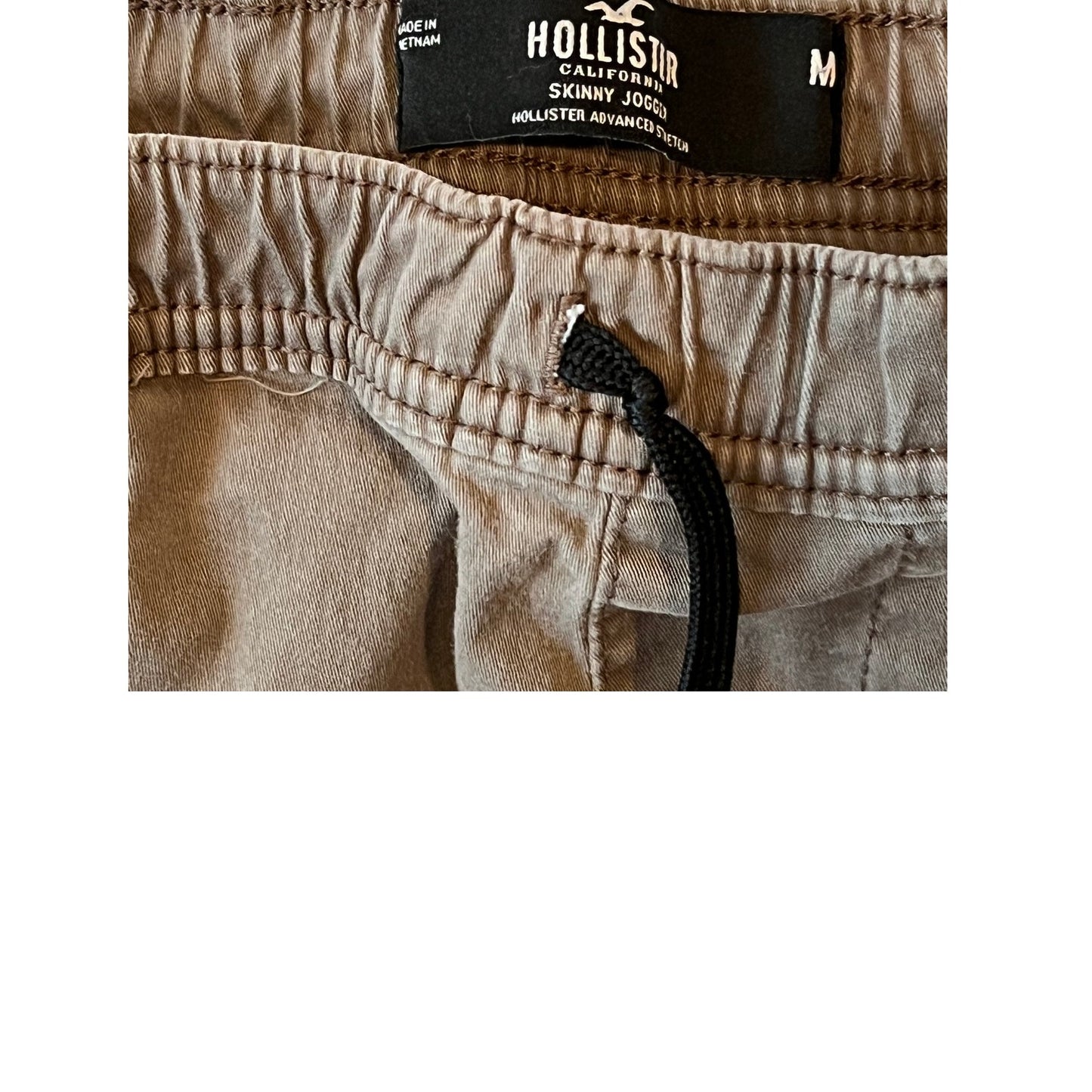 Hollister Beige Skinny Cargo Joggers Mens M