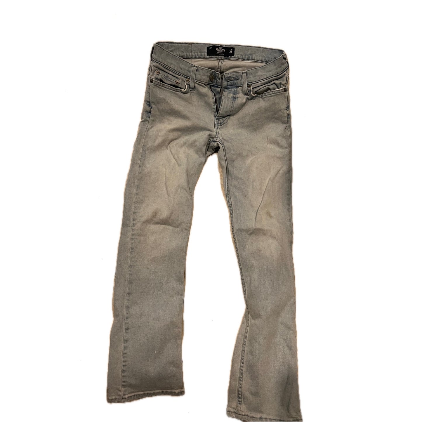 Hollister Slim Straight Blue Jeans Mens 26x30