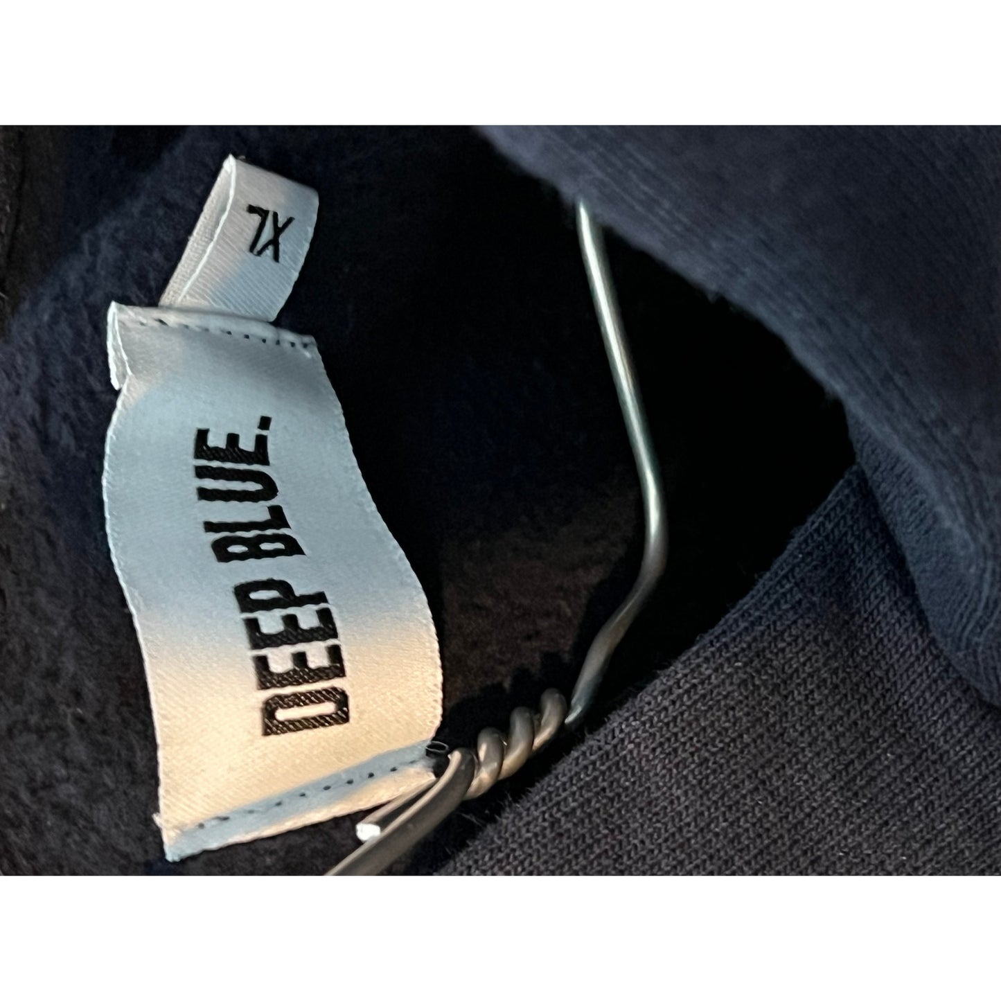 Sweat à capuche épais Deep Blue écoresponsable pour homme, taille XL