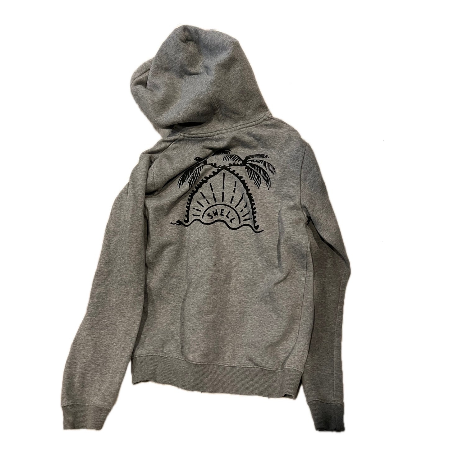 Swell Basics Gray Pullover Hoodie Mens Med