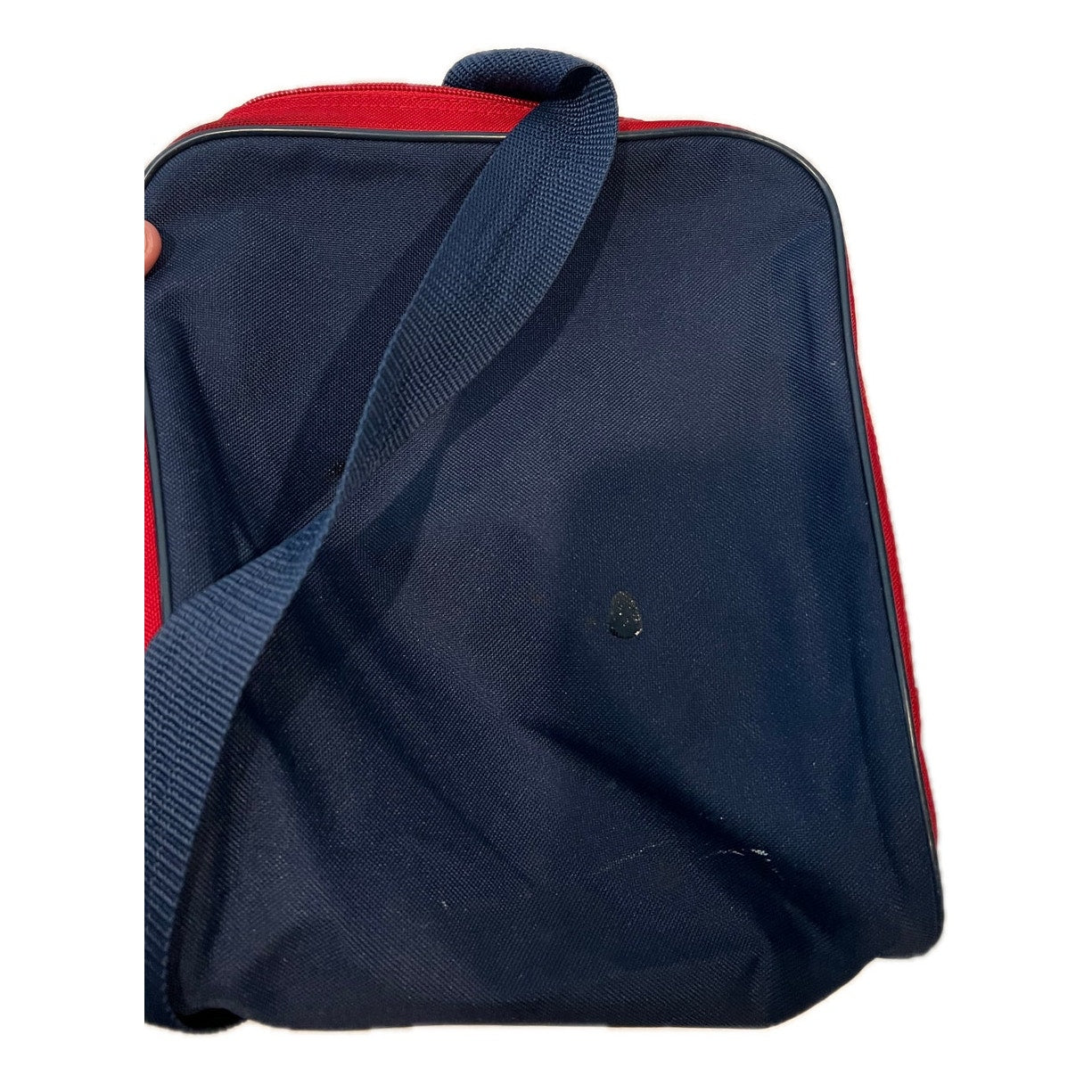 Adidas Defender Medium 20"x12"x10" Blue Red Duffel Bag