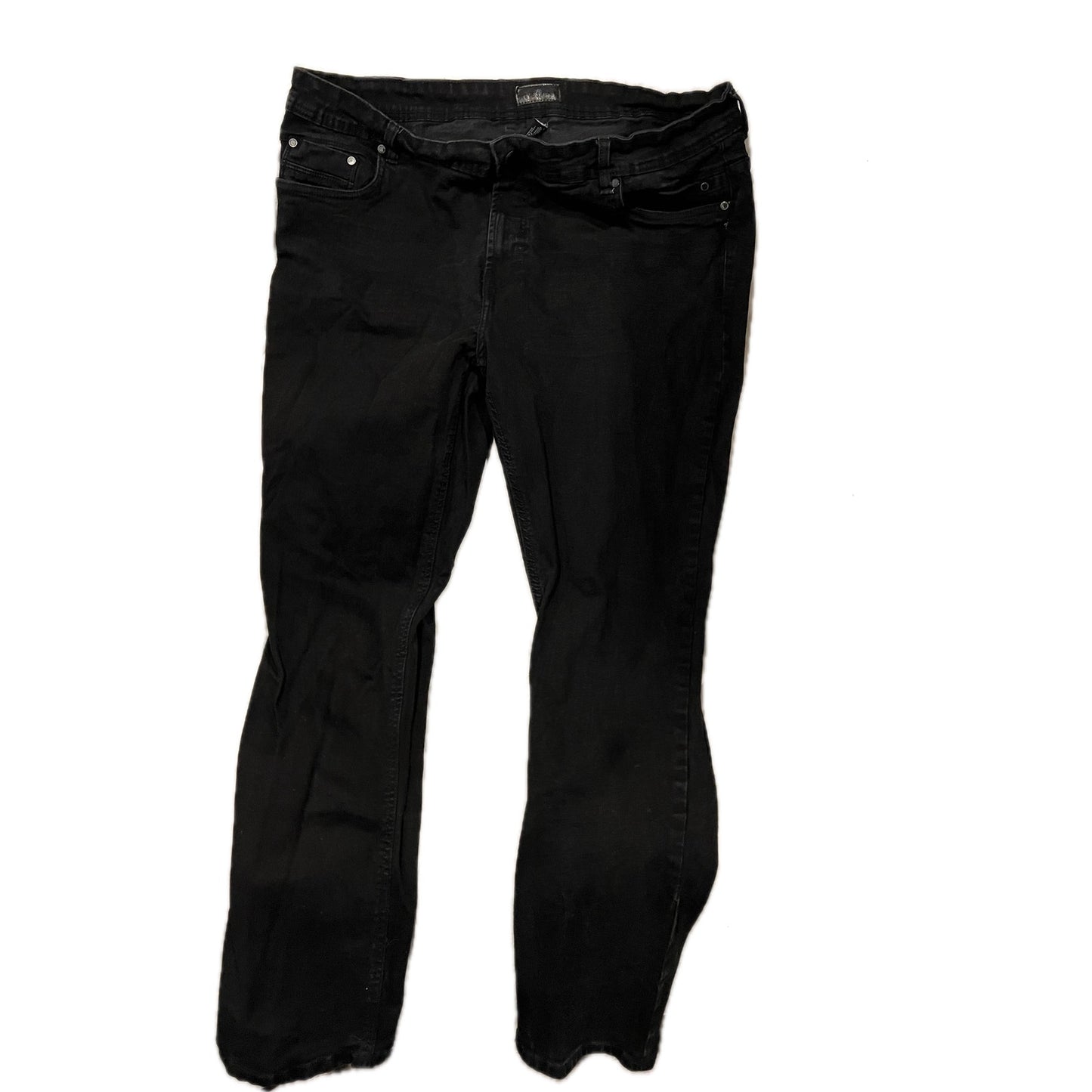 Steves Jeans Vaqueros Negros de Hombre 42x32