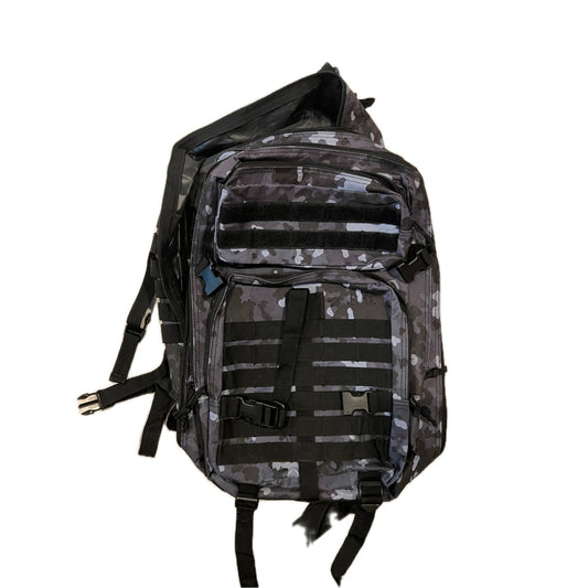 Generic Gray Black Tactical Backpack 36L