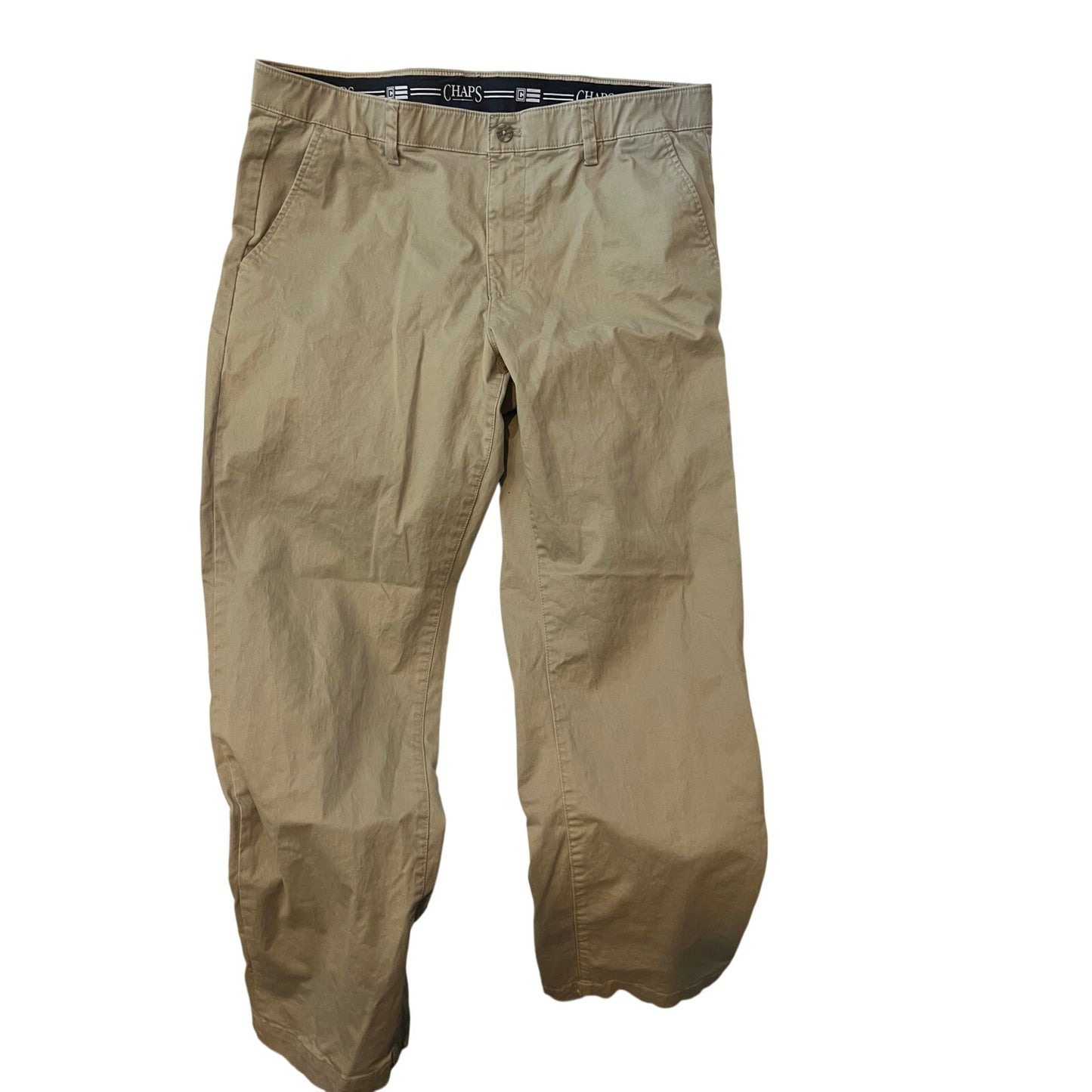 Chinos Chaps droits beige/kaki Homme 40x32