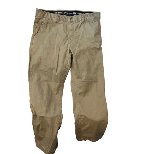 Chaps Straight Tan/Khaki Chinos Mens 40x32