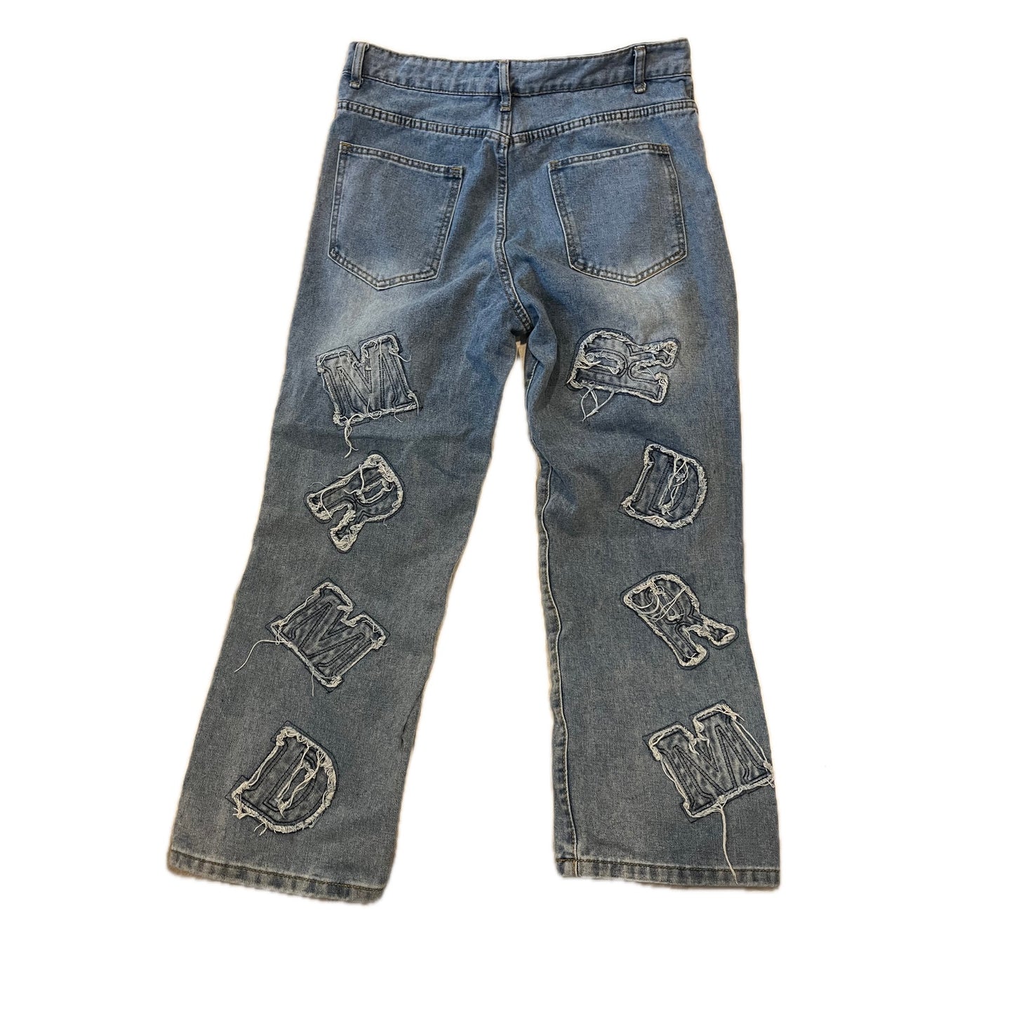 MRDRR Loose Leg Blue Street wear Jeans Mens 32x28