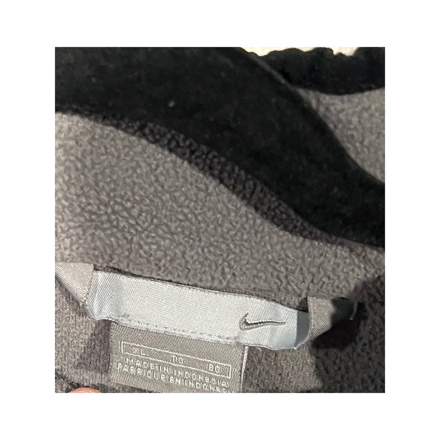Nike qtr Zip Gray Fleece Mens XL
