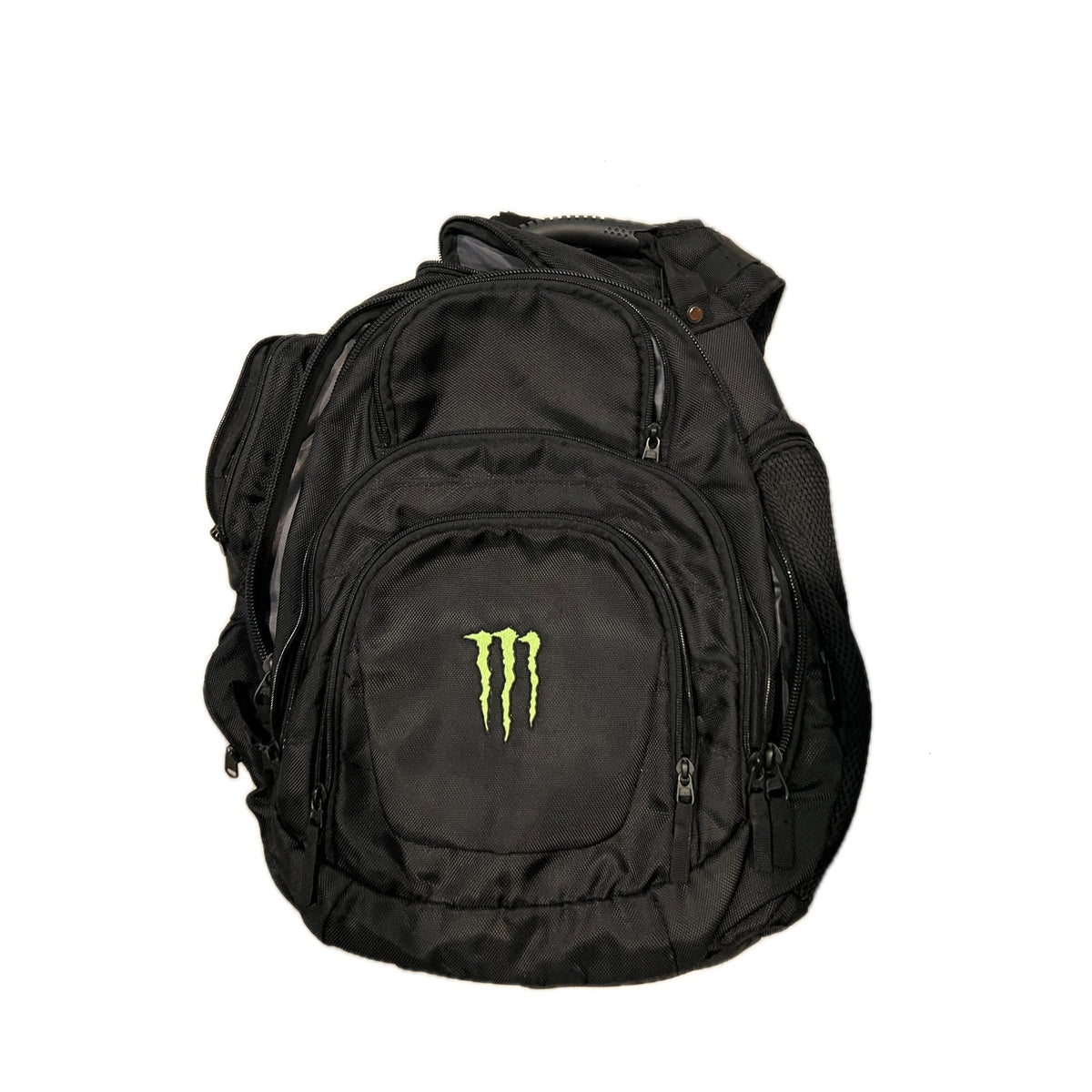 Monster Energy Black Backpack Lightweight With Laptop Sleeve