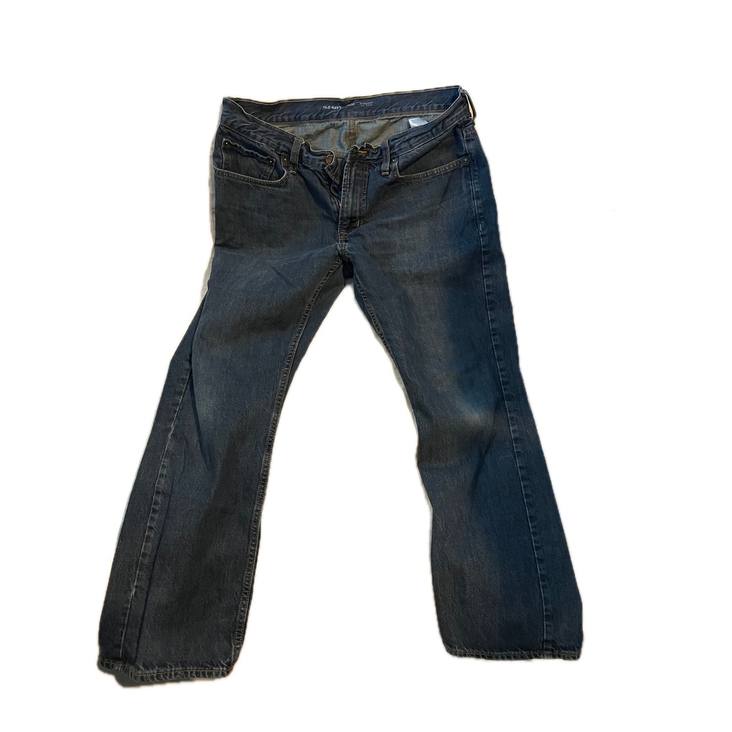 Old Navy Jean Droit Bleu Homme 44x30