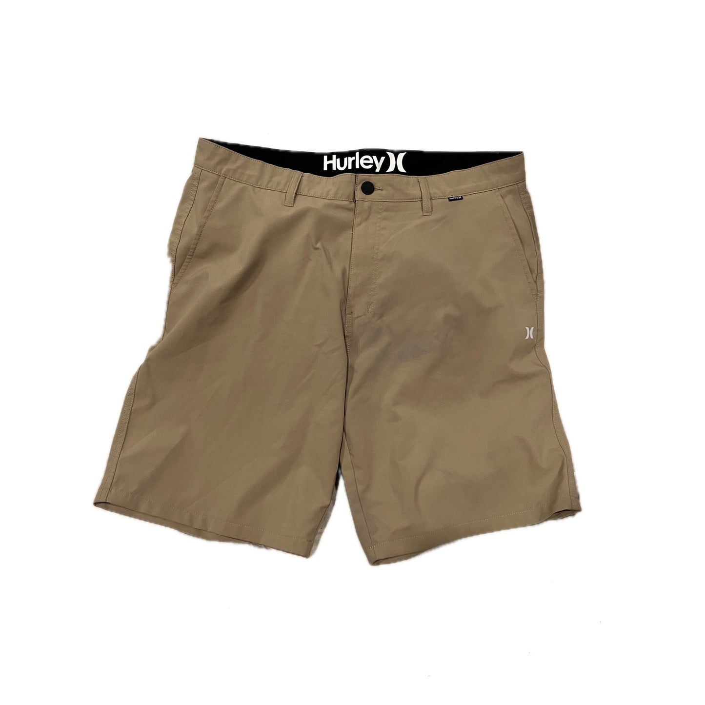 Pantalones cortos chinos Hurley de frente plano para hombre 38x10