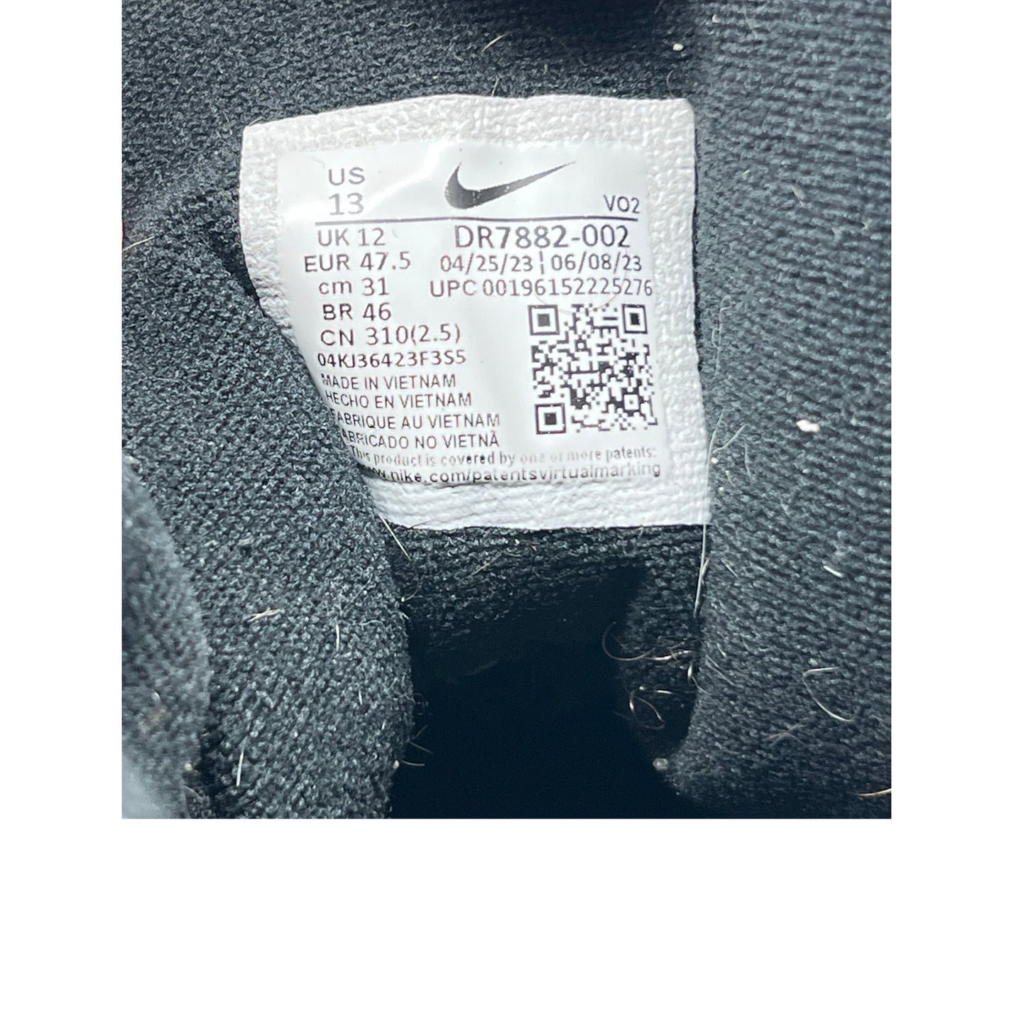 Nike Court Vision Mid Black Phantom Sneakers Mens 13