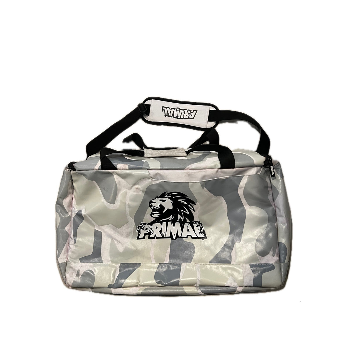 Primal Power Lifting LA Gray Camo Duffel Bag