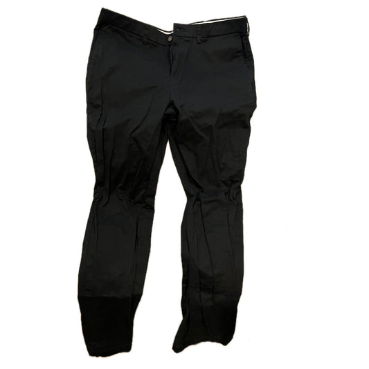 George Black Flat Font Dress Pants Mens 36x34