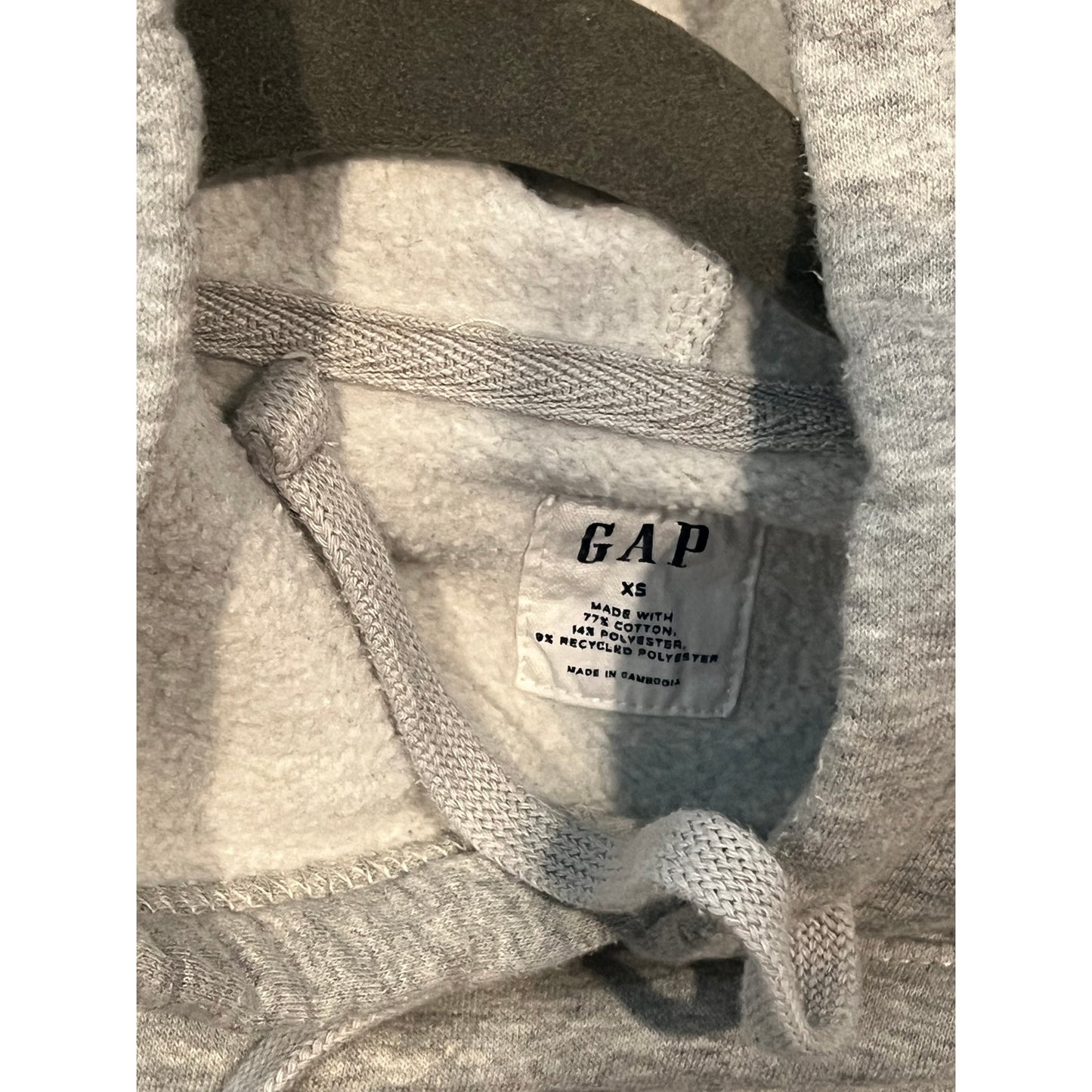 The Gap Gray Pullover Hoodie Mens XS