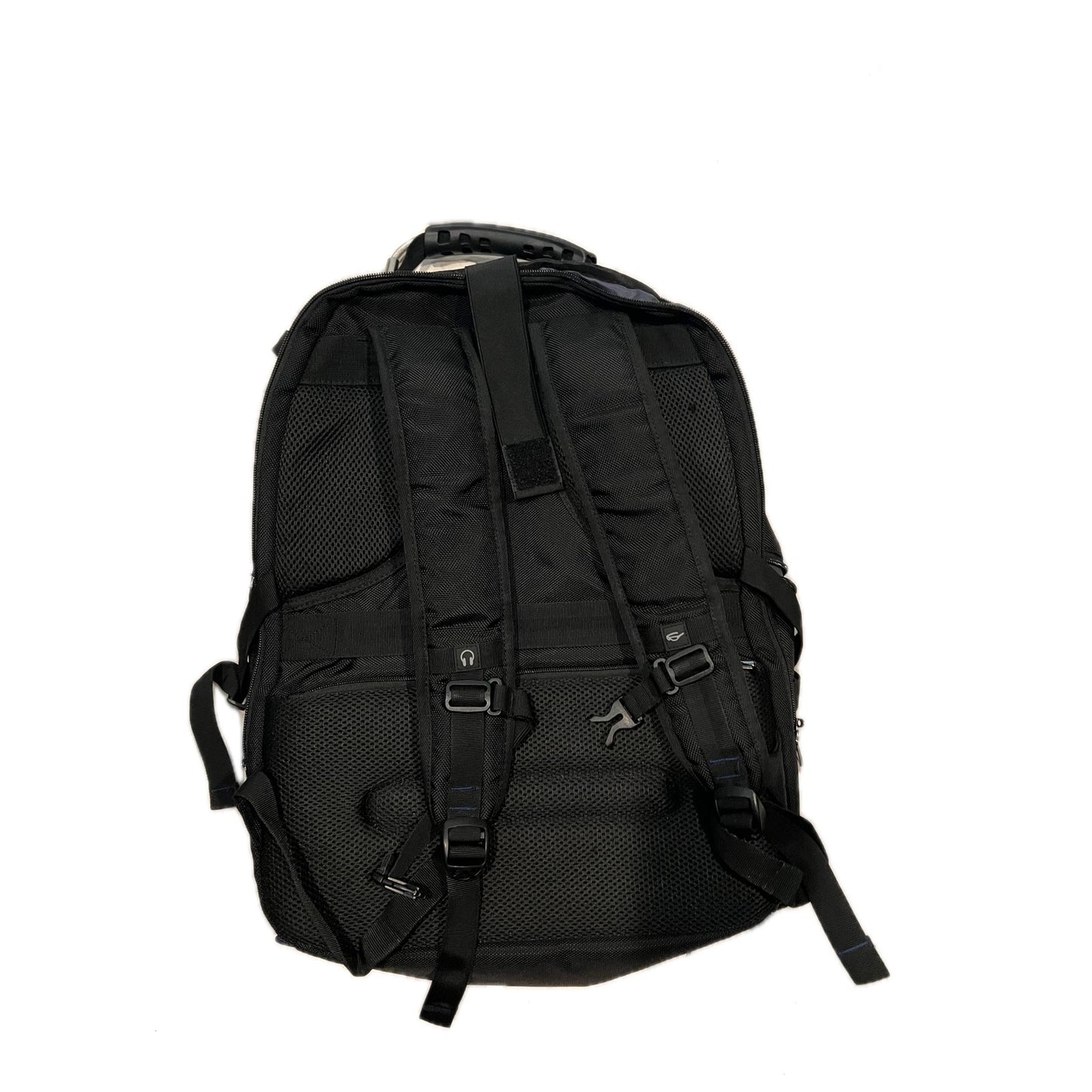 No Label Gaming Heavy Duty Backpack Black w Gray Lining