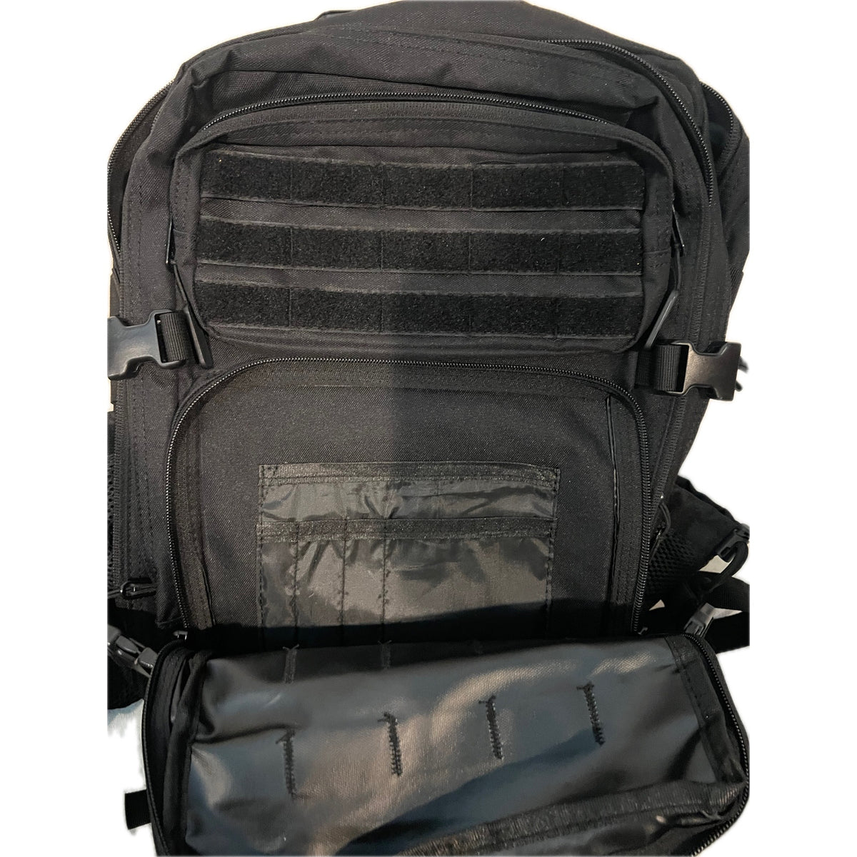 Wotony Black Canvas Tactical Backpack