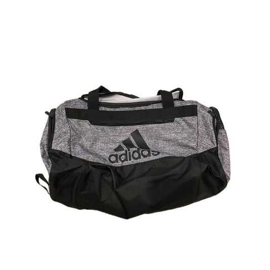 Adidas Defender Medium 20"x12"x10" Black Gray Duffel Bag