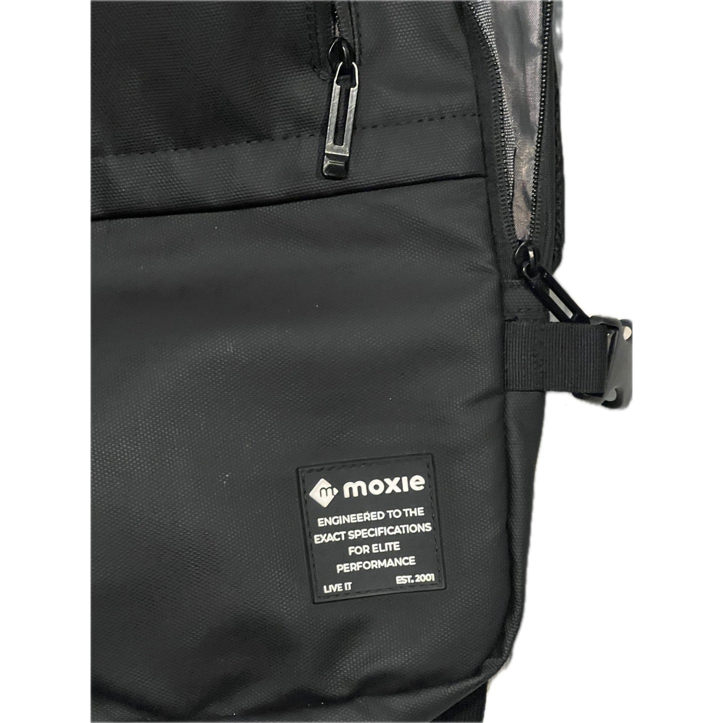 Moxie Black Padded Computer Backpack