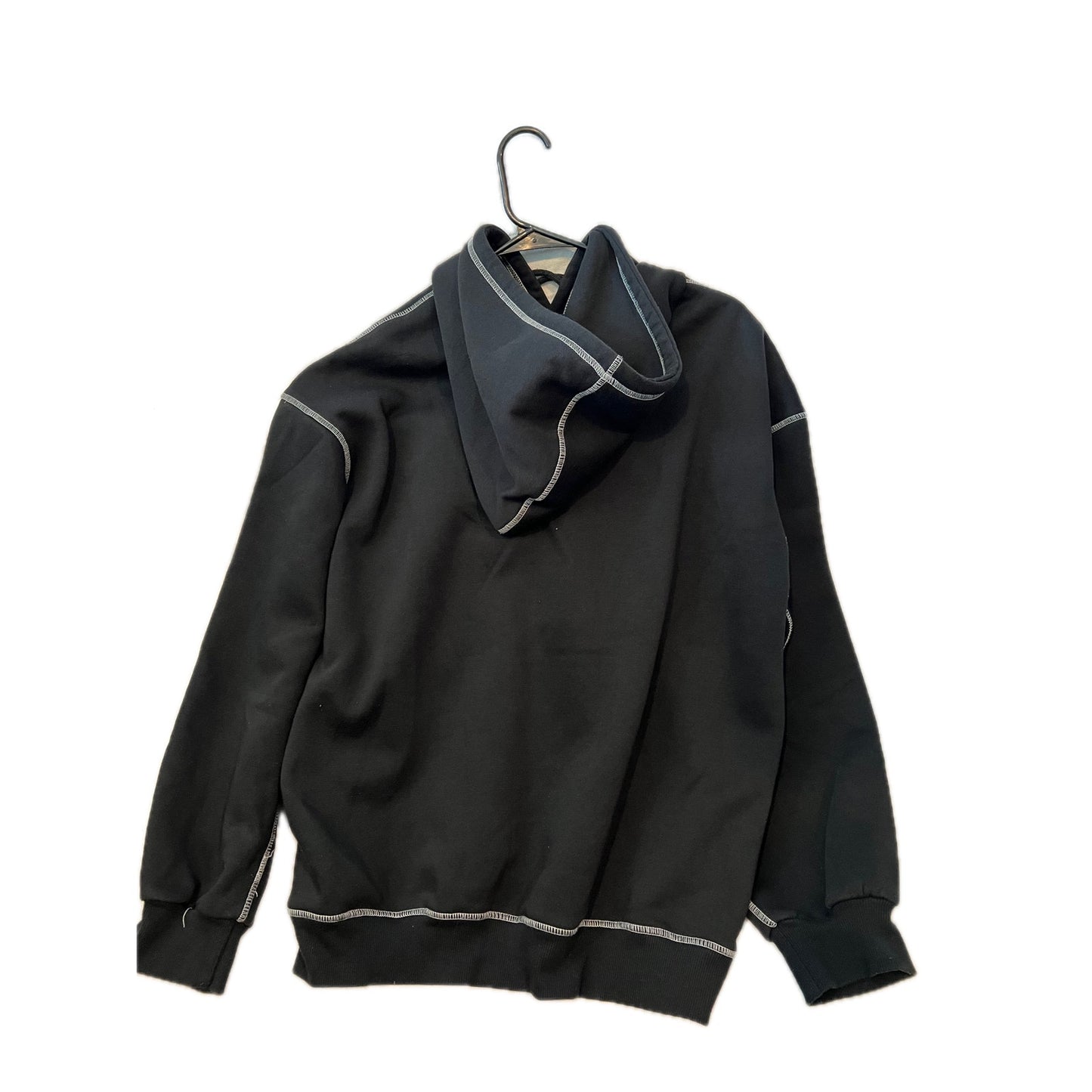 Dazy Black avec liseré blanc - Sweat à capuche homme - Taille L
