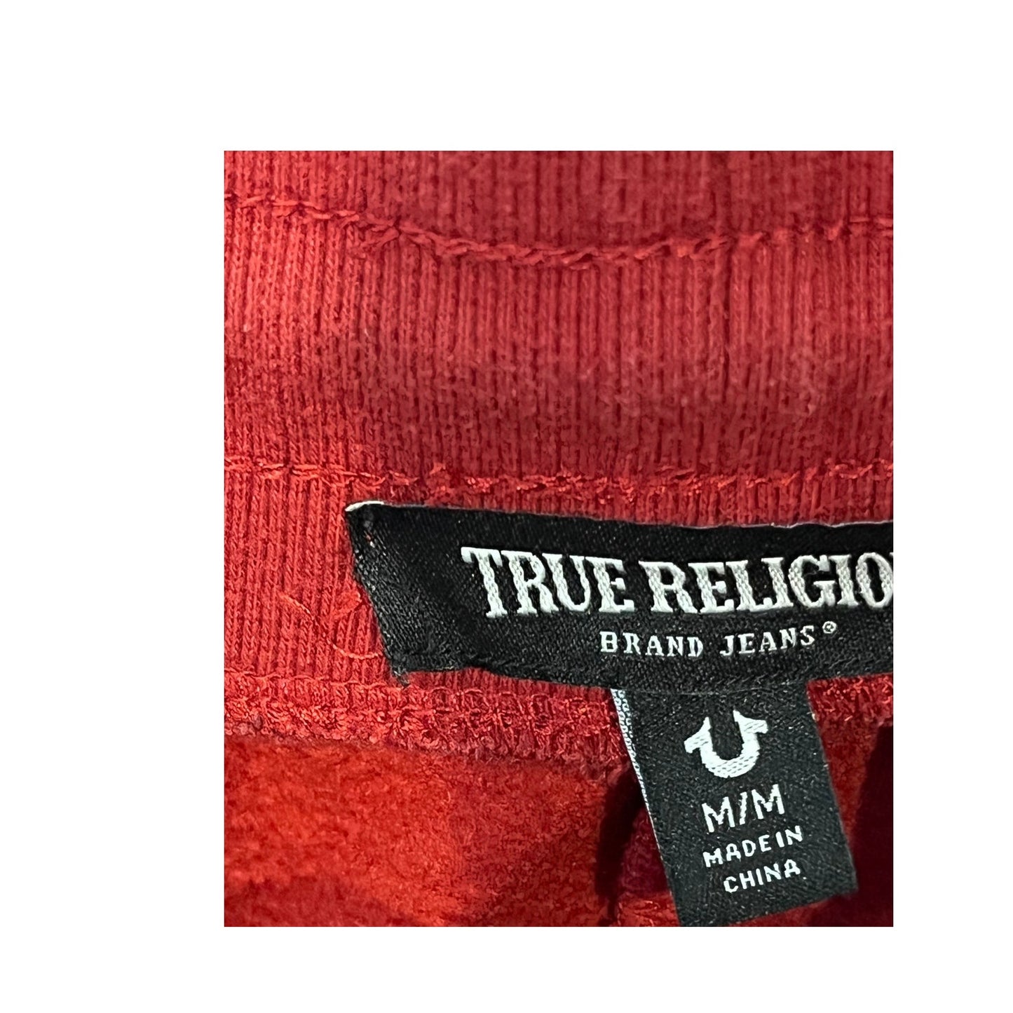 True Religion Brand Jeans Red Jogger Sweatpants - Size M/M